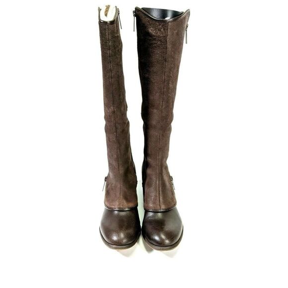 Donald J Pilner brown Riding Boots Western Tall Equestrian Couture New - Picture 2 of 12